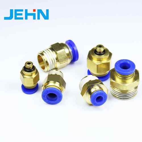 气动快速接头气管快插螺纹直通PC4PC6PC8PC10PC12-M5 01 02 03 04 - 图1