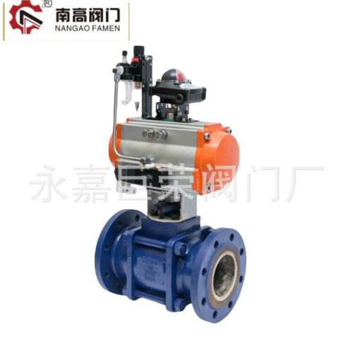 南阀门生产 Q941TC-16C电动陶瓷球阀 耐磨损 抗冲刷 防爆法兰 - 图1