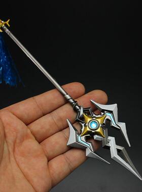 王者武器模型 吕布猎兽之王合金兵器21cm金属摆件玩具