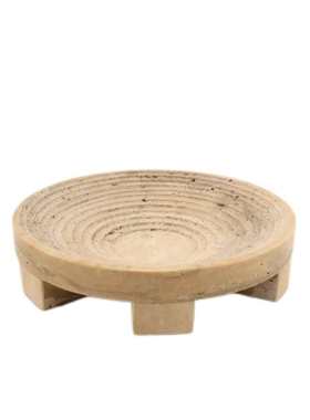 现代简约创意洞石花器收纳果盘摆件办公室餐厅卧室玄关家居装饰品