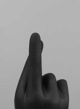 现代简关约树抽象手指摆件脂客厅玄书房酒饰1057店电视柜样板房家