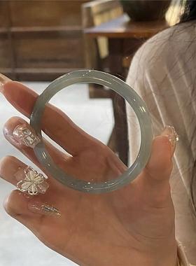 烟晚冰种手镯中国风手环高颜值可水洗超仙新中式轻奢首饰品高级女