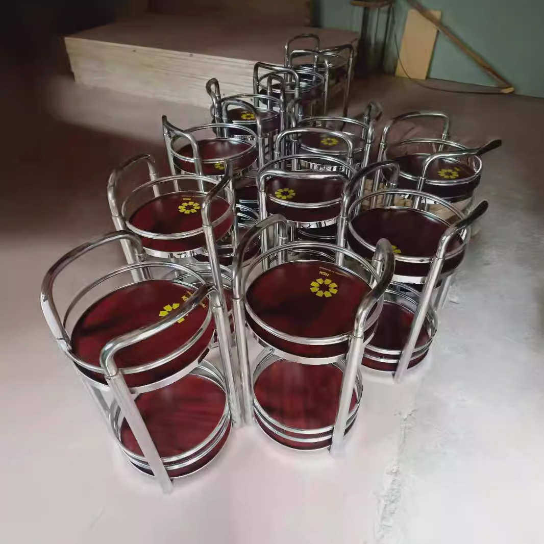 圆形酒水车不锈钢酒水车酒店酒水车送餐车移动服务车手推车可做,淘宝优惠券,粉丝福利购,淘宝优惠卷