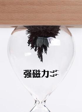 创意礼品磁铁沙漏计时器家居饰品摆件礼物实用情人节玻璃磁吸
