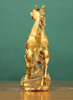 铜马家居摆件生马到成办功184肖马家礼居公室店铺品摆放