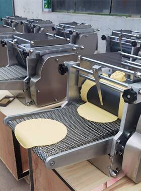 小型印度玉米饼机 商用专用出口杂粮面饼机 墨西哥三角玉米饼