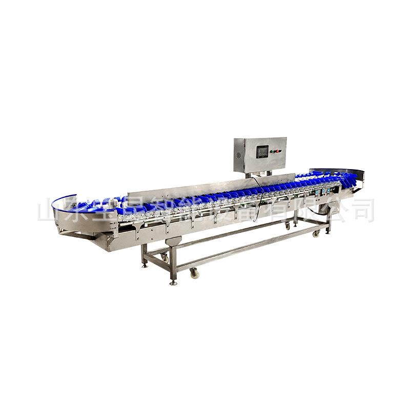 鲅鱼黄鱼重量选别机火龙果猕猴桃重量分选机鸡腿禽类称重分级机 - 图3