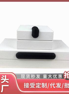 现极简意式饰品盒收纳盒样板间衣帽间卧室皮革编织纹首饰盒摆件