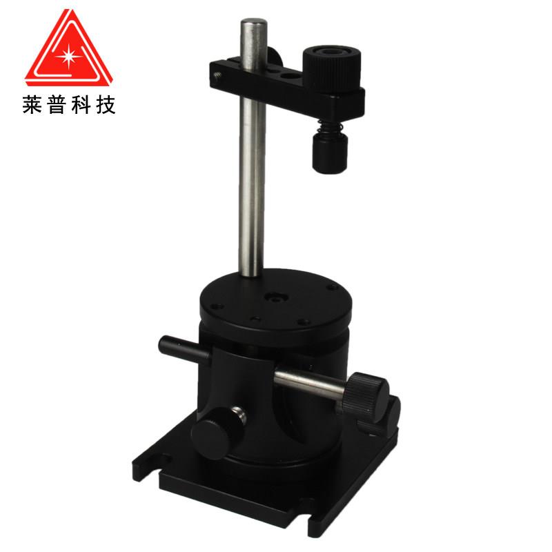 Optical three-dimensional adjustment frame manual rotation angle tilt platform lens clamping fixed workbench optical bench