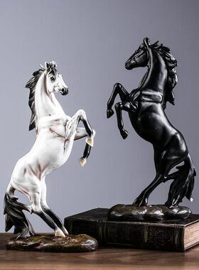 新中RDW002乔式手工风水摆件二生肖十马到成功办公开室业迁新居装