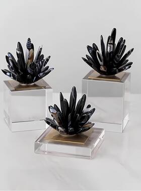 现代轻奢水晶摆件客电视柜酒柜BJ0932玄关厅办公居家装饰品室样板