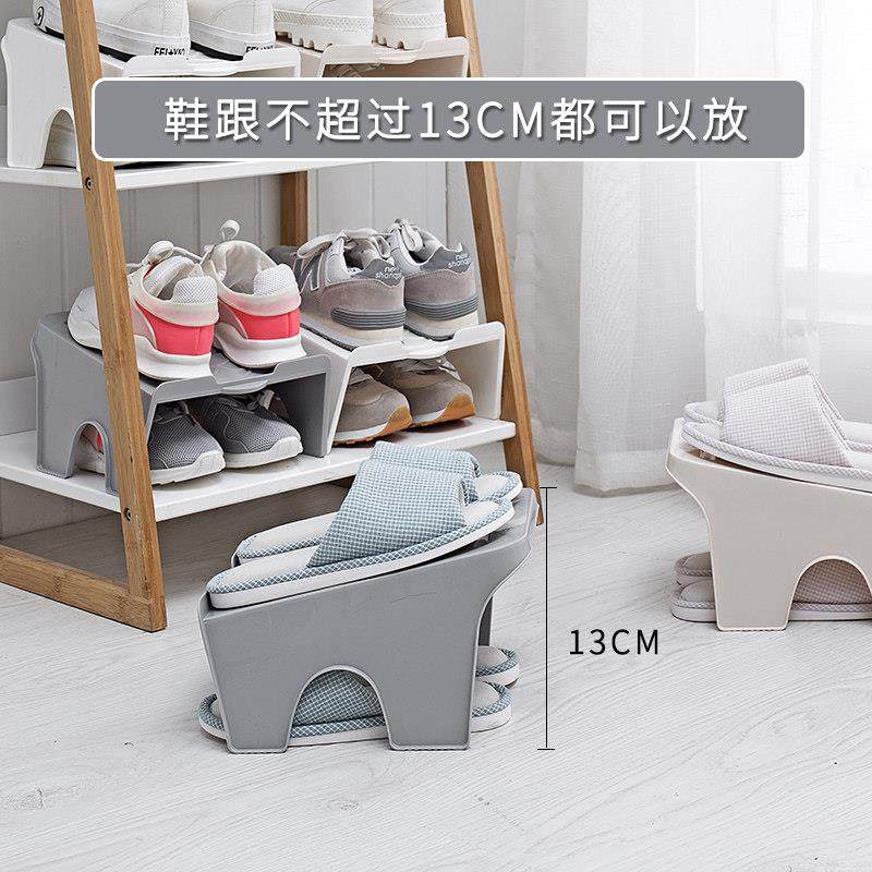 双层鞋架鞋托鞋盒家用宿舍省空间鞋柜分层隔板置物放鞋子收纳神器,淘宝优惠券,粉丝福利购,淘宝优惠卷