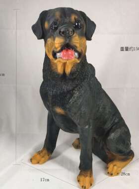 亚马逊跨境户外庭院狗狗太阳能灯创意摆件动物雕塑花园装饰品