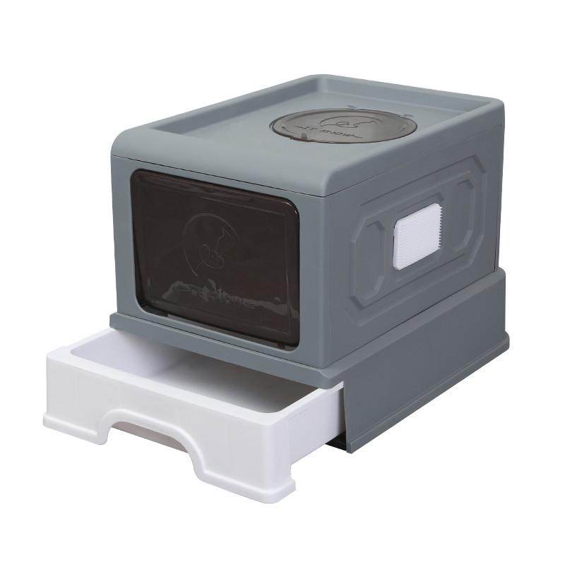 批发猫砂盆顶出猫厕所全封闭超大号易清理隔臭分体式大猫用品厂家,淘宝优惠券,粉丝福利购,淘宝优惠卷