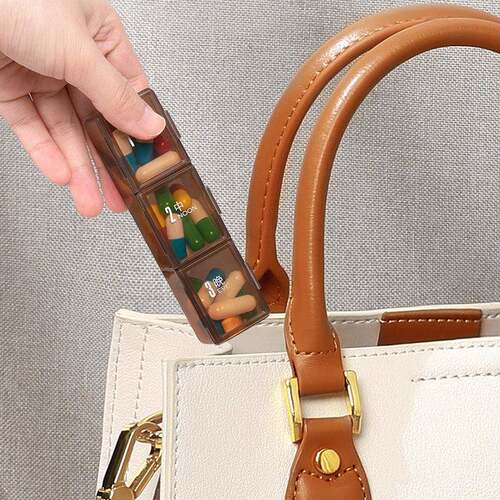 天猫正品药盒一周七天便携式药品分装盒子随身一日三餐早中晚老人 - 图2