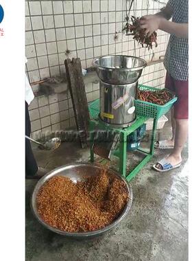 自产自销辣椒切段打酱机小型蔬菜绞酱机电动刹菜机效率快