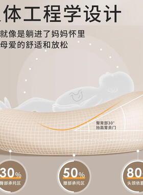 斜坡垫婴儿a类防溢奶防吐奶枕头新生儿躺喂奶神器宝宝护脊床中床