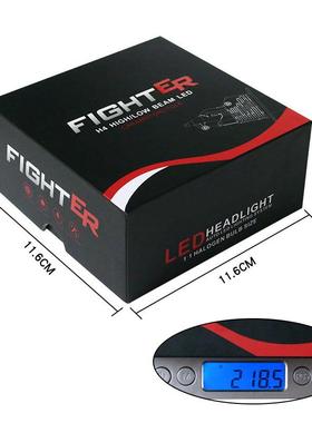 战斗机汽车led大灯H4远近光LED车灯高亮改装头灯一体式前雾灯现货