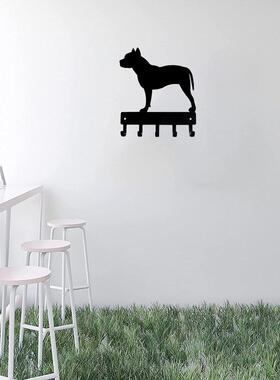 铁艺铁制工艺品金属制品狗钥匙架6 英寸/宽9 英寸宽跨境电商爆款