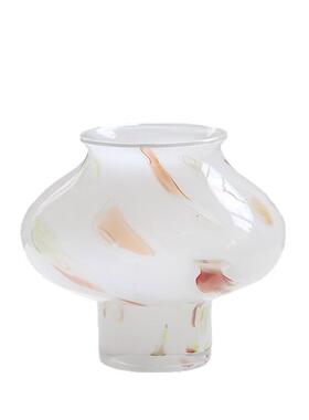 中古玻璃法式高级感花瓶摆件创意水养客厅电视柜玄关插花装饰品