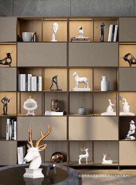 简约现代创意家居饰品客厅摆件玄关柜家里室内书柜书房抽象装饰品