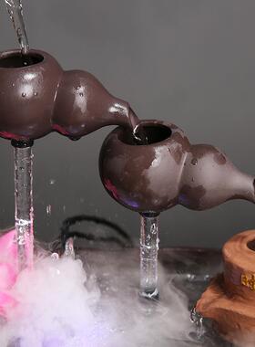 正品意流水饰品，品客厅家居装饰，水办创公桌喷泉，开业风礼，礼