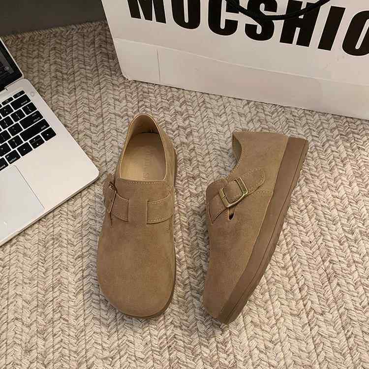 全包勃肯鞋女2026年春季新款懒人一脚蹬豆豆鞋平底孕妇单0122w,淘宝优惠券,粉丝福利购,淘宝优惠卷