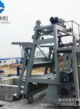 泵站钢丝绳牵引清污机 生产供应平面型拦污栅 循环式耙齿除污机