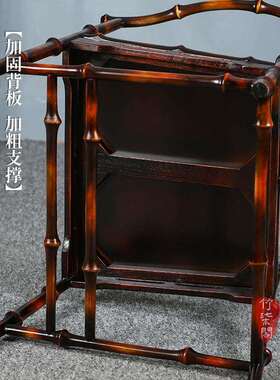 竹柒阁新中式筇竹家具仿古明式圈椅靠背玫瑰椅竹编喝茶椅主人椅子