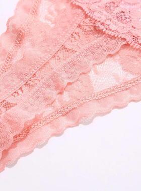 2PCS M-XL Women Lace Thong G-string Panties Sexy Floral Unde
