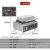 Lushiduo Electric Five-Gate Plum Blossom Cake Machine Potee Donut Shortbread Waffle Maker Commercial Plum Blossom Waffle Maker