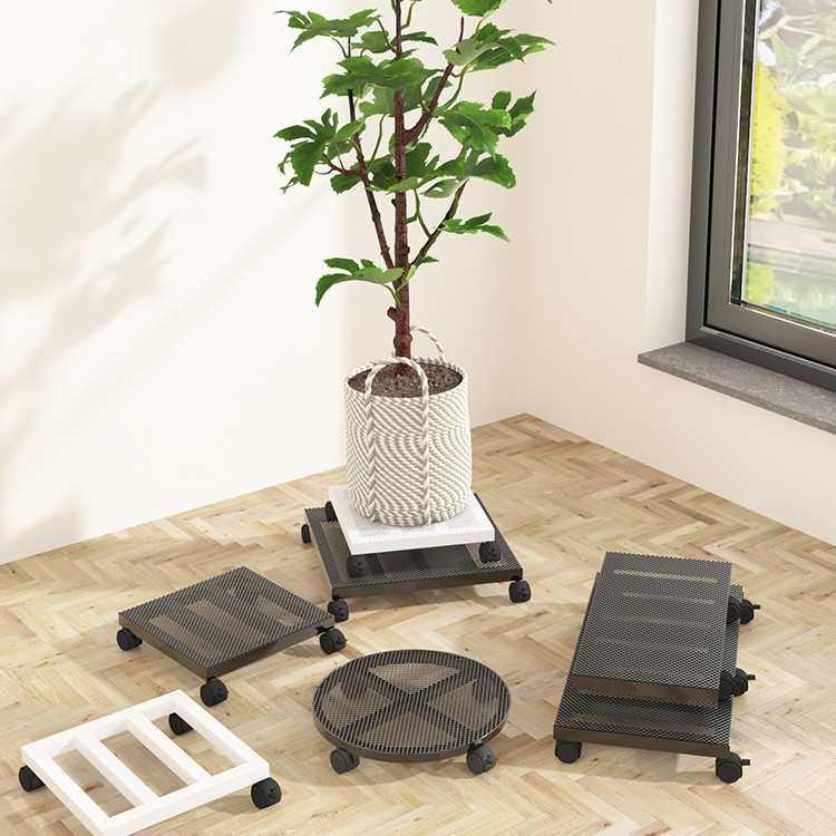 花盆托架托盘置物架子带滚轮可移动万向轮透气底座圆形方形承重,淘宝优惠券,粉丝福利购,淘宝优惠卷