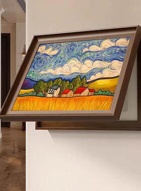 梵电表箱装饰画轻奢世界名画配电箱挂画遮挡电闸盒开关盖板壁画