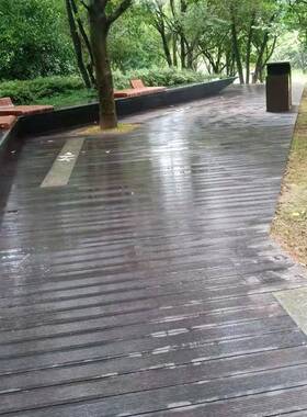 户外重竹木地板竹钢板重组竹深碳小沟槽安徽防腐竹制