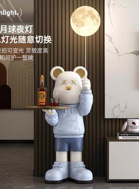 暴M11168H力熊大型存钱罐摆件厅2025新款存号钱客筒超大落地乔装