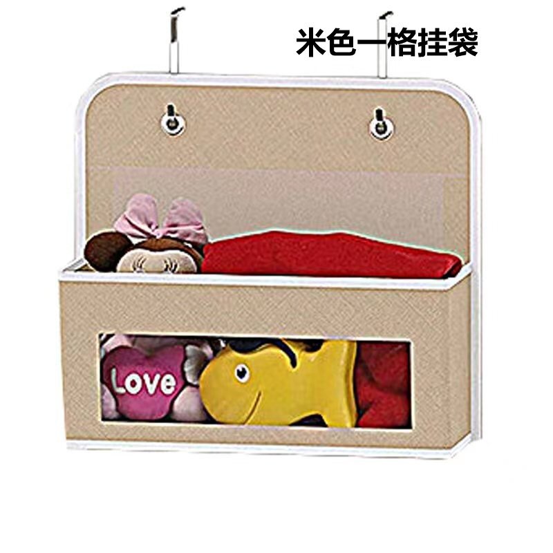 大学生宿舍下铺收纳神器床上床边墙上挂钩置物架寝室上铺床头挂袋 - 图1