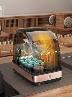 葛雷劳斯茶杯消毒柜小型桌面茶道功夫茶具玻璃水杯收纳办公室专用