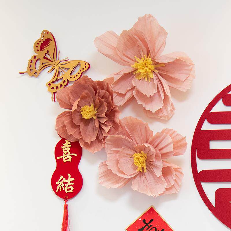 仿真花萱草黄花百合花单枝假花室内家居装饰摄影道具艺术花