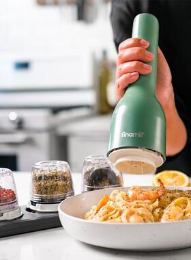 GOSHAWK厨房电动研磨器家用全自动快卡式花椒粉香料海盐黑胡椒粒
