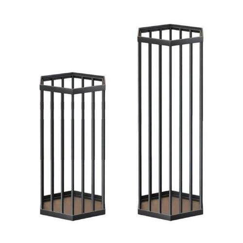 Metal Umbrella Storage Bin Stand Hollow Design Versatile - 图3