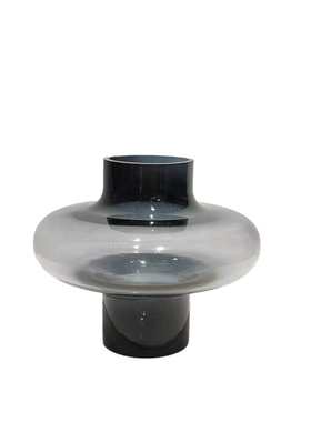 现代简约创意收口大肚玻璃花瓶台面插花装饰家居桌面样板间设计摆