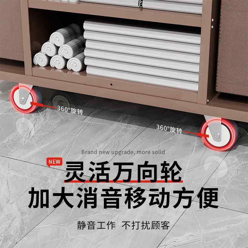 酒店客房专用布草车保洁车多功能手推车清洁打扫卫生服务车工作车,淘宝优惠券,粉丝福利购,淘宝优惠卷