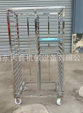 定制不锈钢架子车冷冻周转车蒸馒头用架子车蒸发糕米糕烧麦花饽饽