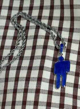 圣诞红色仿锆石项链小众简约原创设计轻奢ins时尚精致百搭送好友