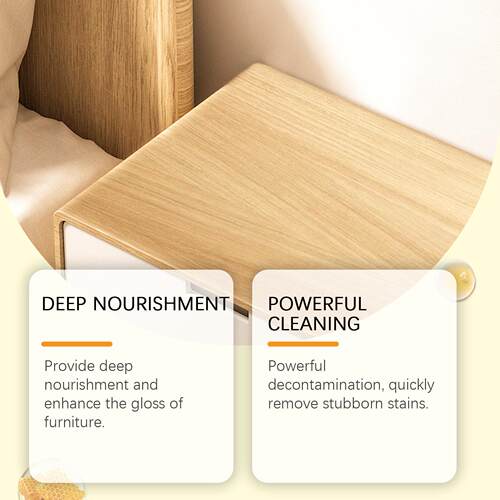 OUHOE Furniture Beeswax Spray - Cleans, Enhances Shine, Gent - 图0
