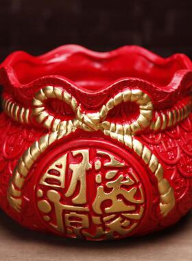发财树摇钱树喜庆中国陶瓷花瓶