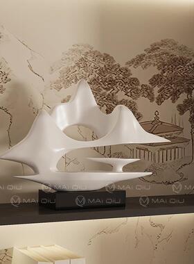 匠十三 宋代美学禅意水墨山水样板间摆件新中式搭配