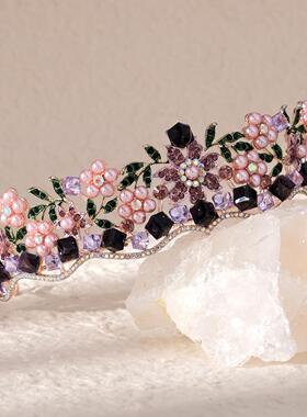 Headwear Wedding Dress Hair Accessories Pearl Noble Crown