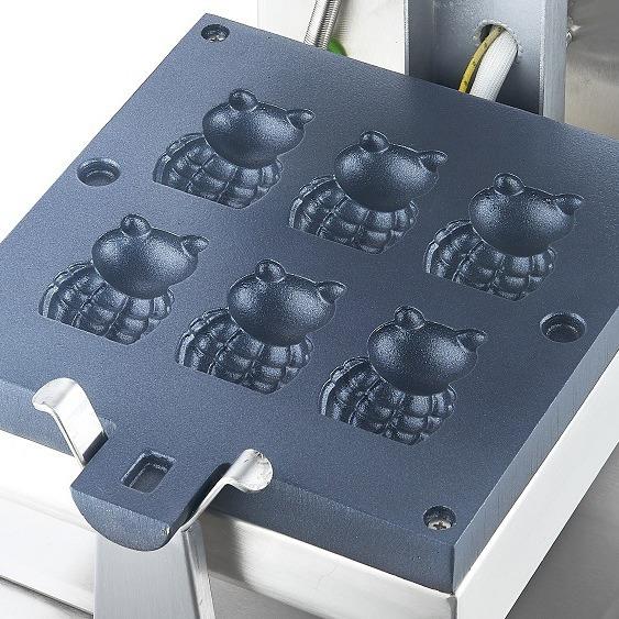 Commercial rotating single-head owl waffle oven, electric heating waffle maker, digital display control scone machine, Taiwanese egg pancake
