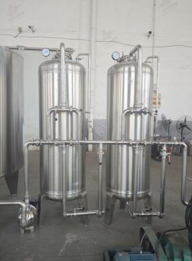 2吨反渗透水处理生产线设备饮料纯净水灌装预处理过滤设备厂家